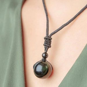 Obsidian Stone Necklace